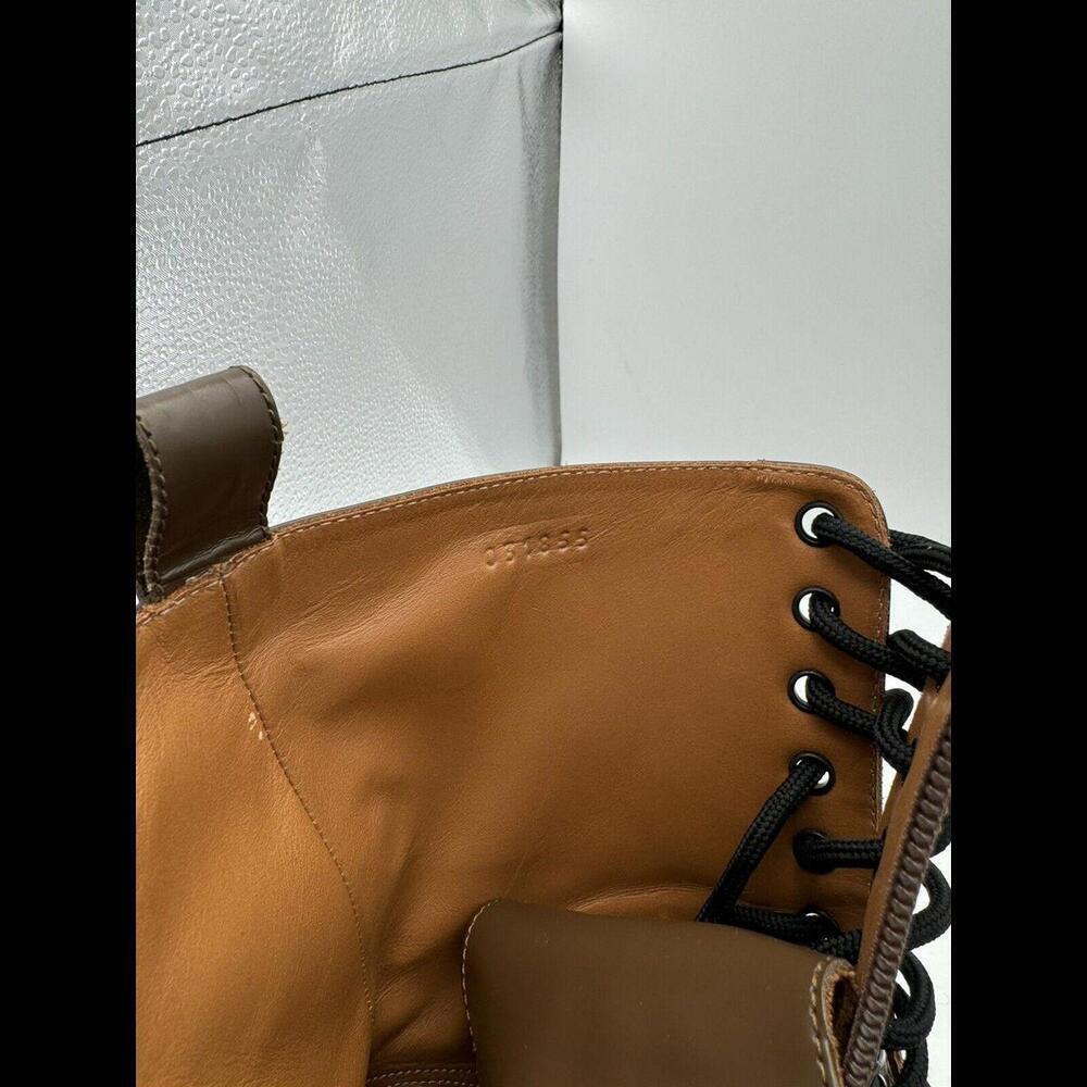 Chloe Rylee Patent Leather Heel Boots Brown Size 41 EU, 11 US - Picture 6 of 9